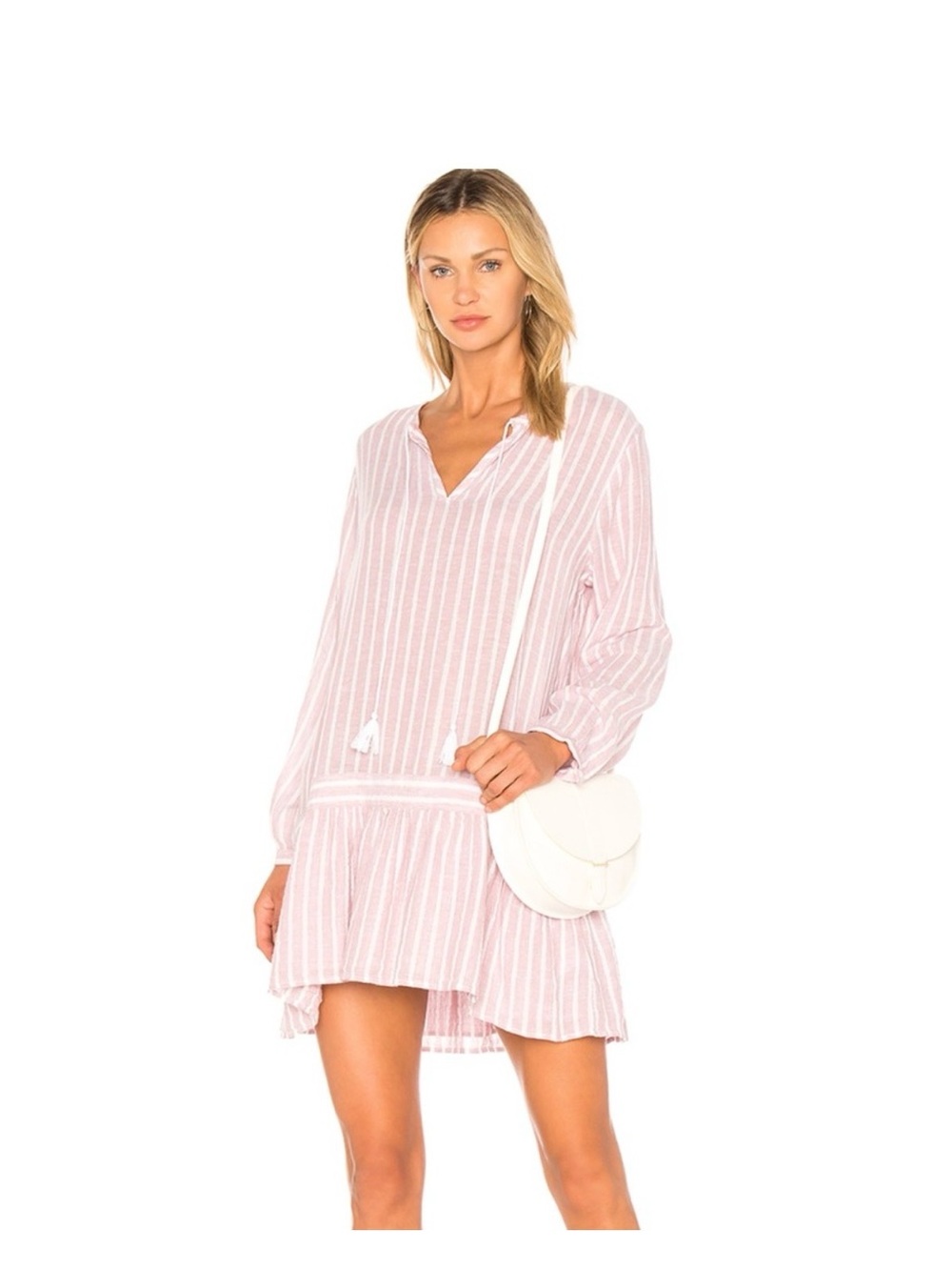 Rails Lydia Dress Color Rouge Rosegold Lurex Size Medium
